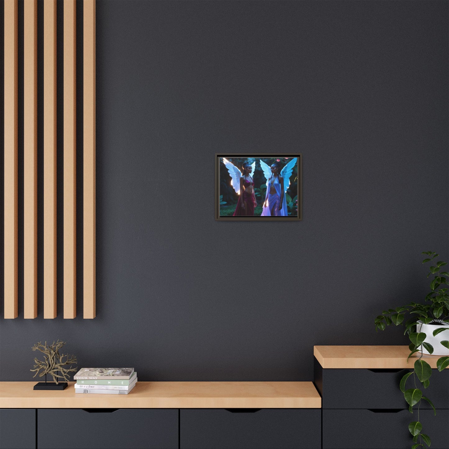 Matte Canvas, Framed (Multi-color)
