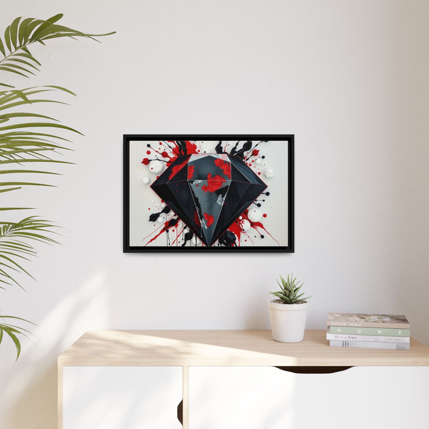 Matte Canvas, Framed (Multi-color)