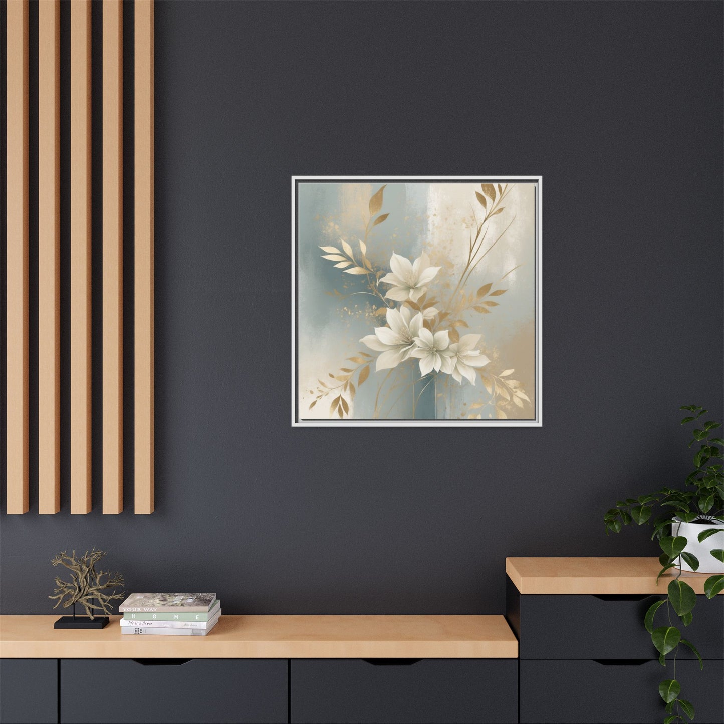 Matte Canvas, Framed (Multi-color)