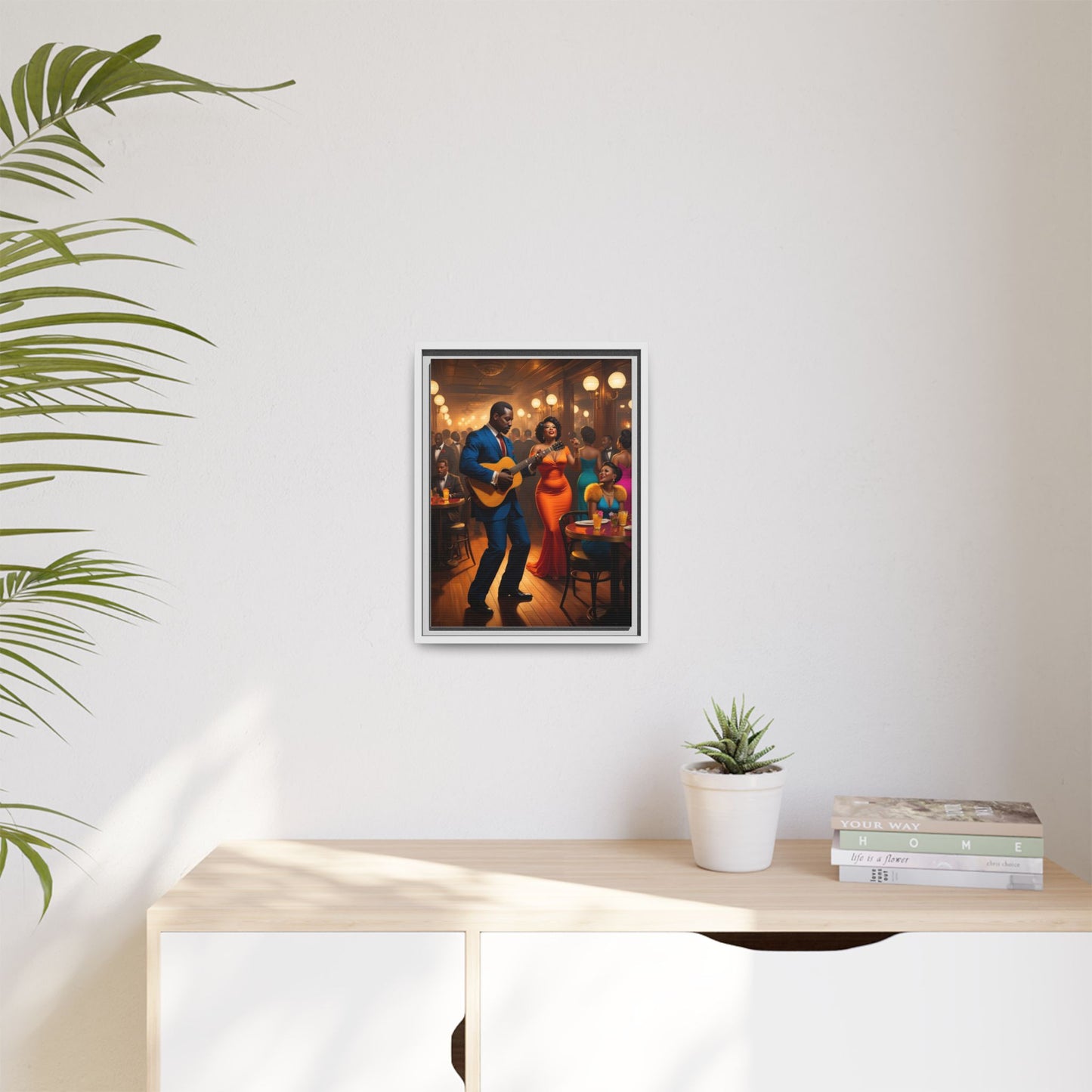 Matte Canvas, Framed (Multi-color)