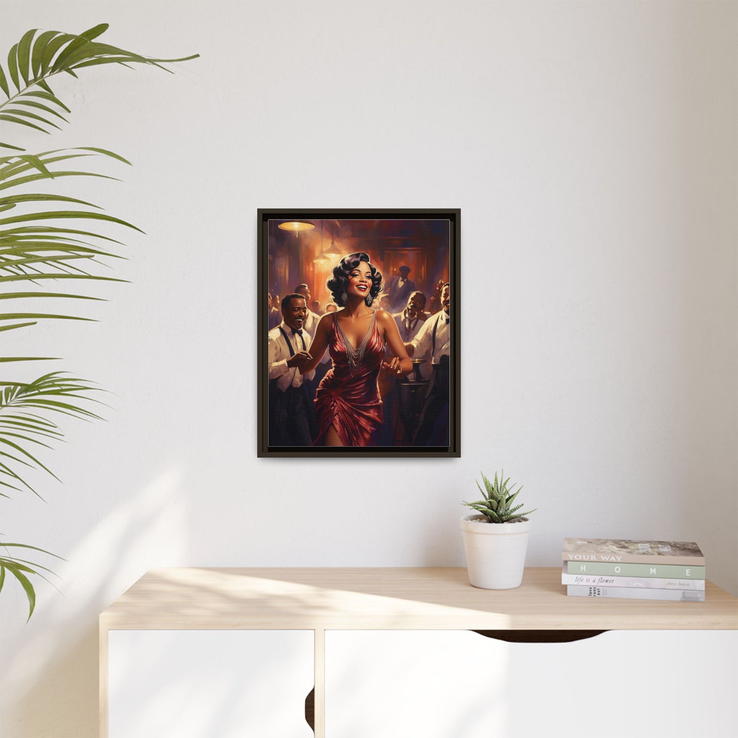 Matte Canvas, Framed (Multi-color)