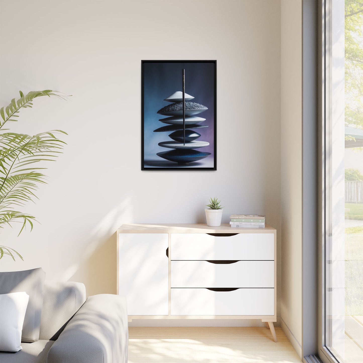 Matte Canvas, Framed (Multi-color)
