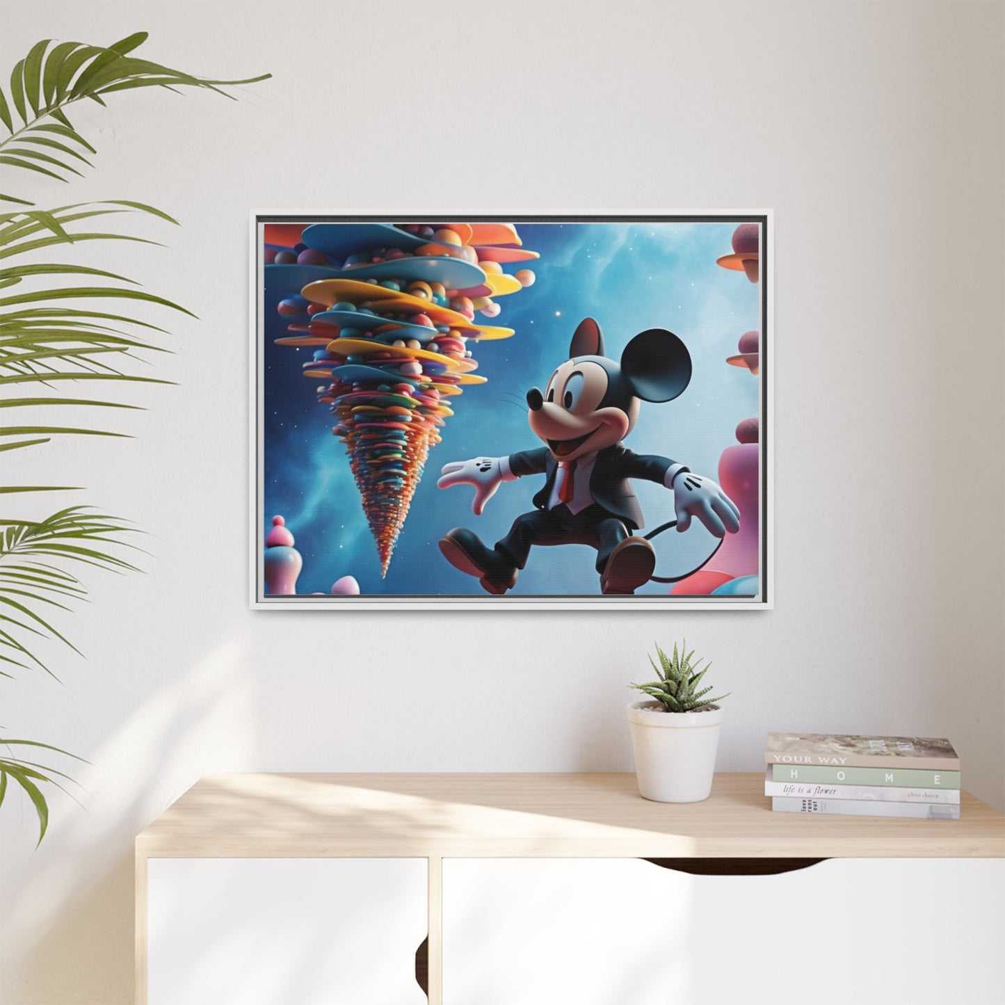 Matte Canvas, Framed (Multi-color)