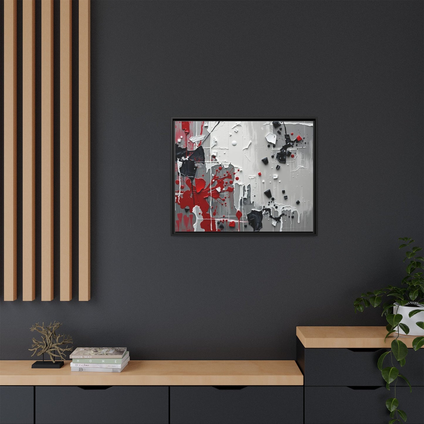 Matte Canvas, Framed (Multi-color)