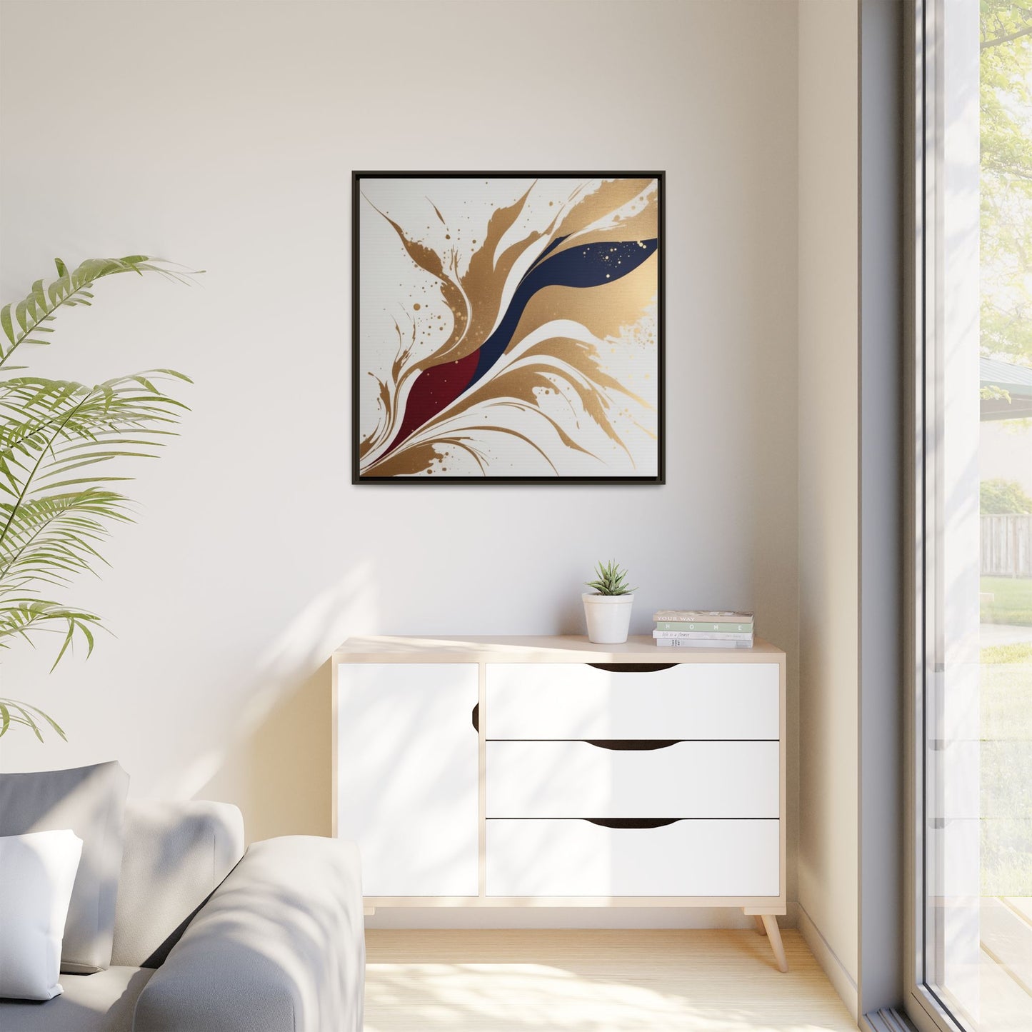 Matte Canvas, Framed (Multi-color)