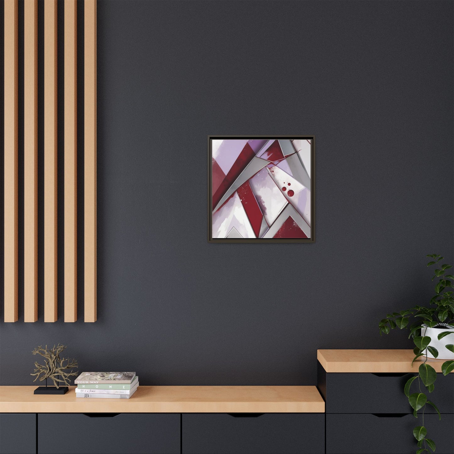 Matte Canvas, Framed (Multi-color)