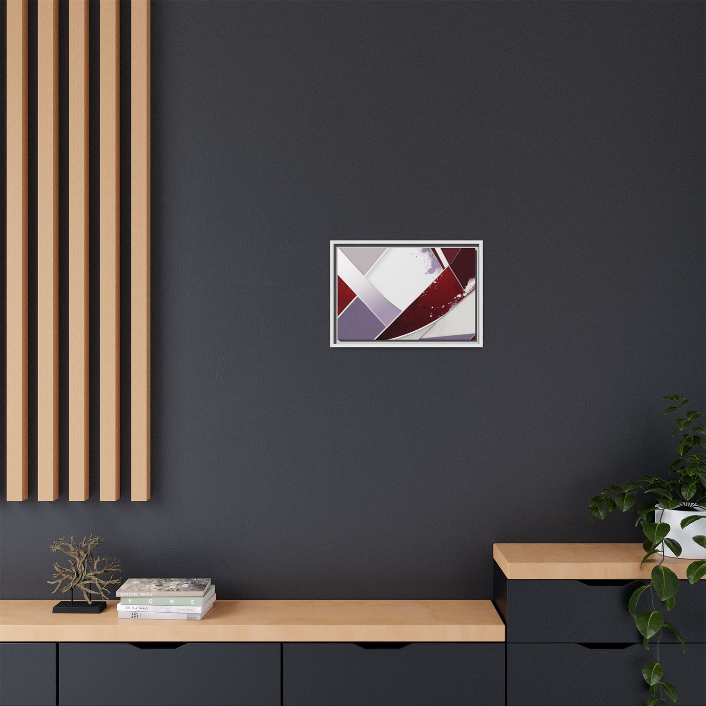 Matte Canvas, Framed (Multi-color)