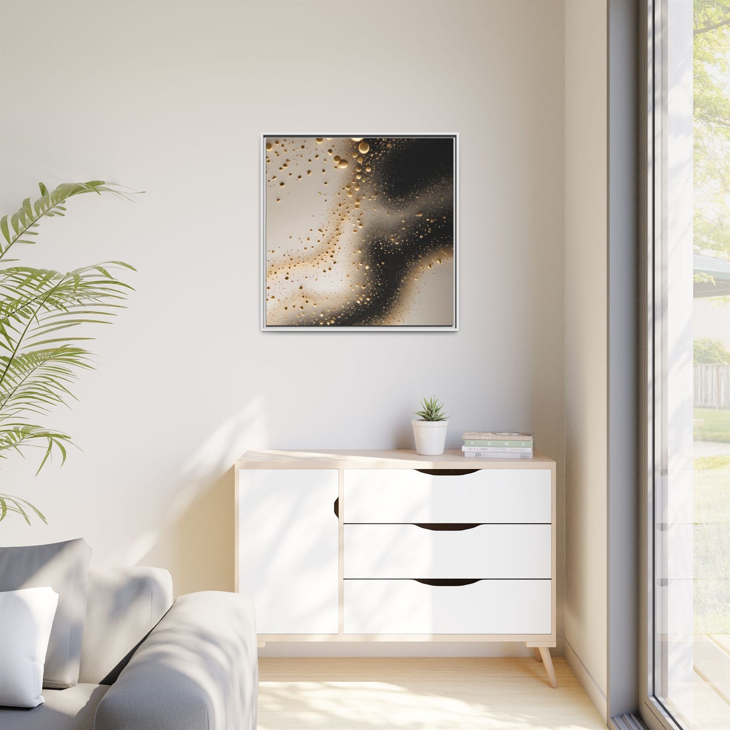 Matte Canvas, Framed (Multi-color)