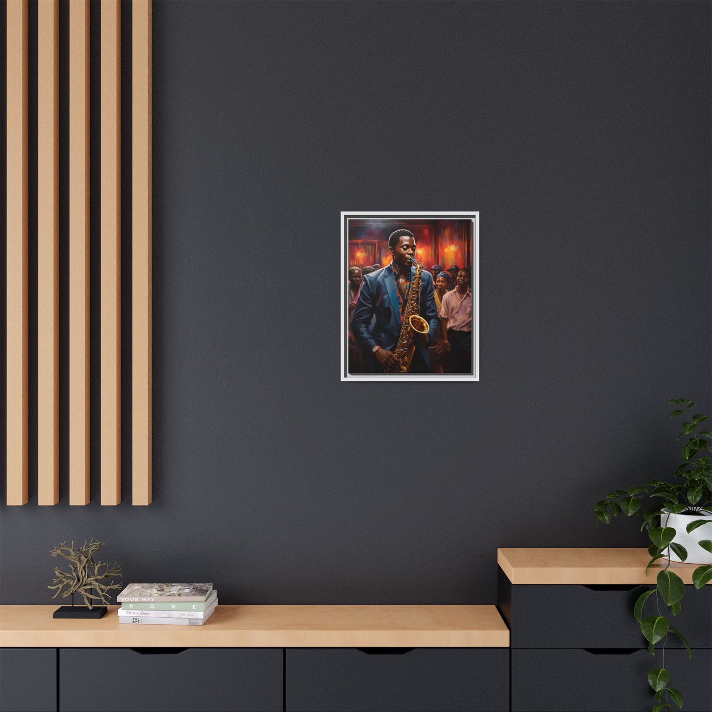 Matte Canvas, Framed (Multi-color)