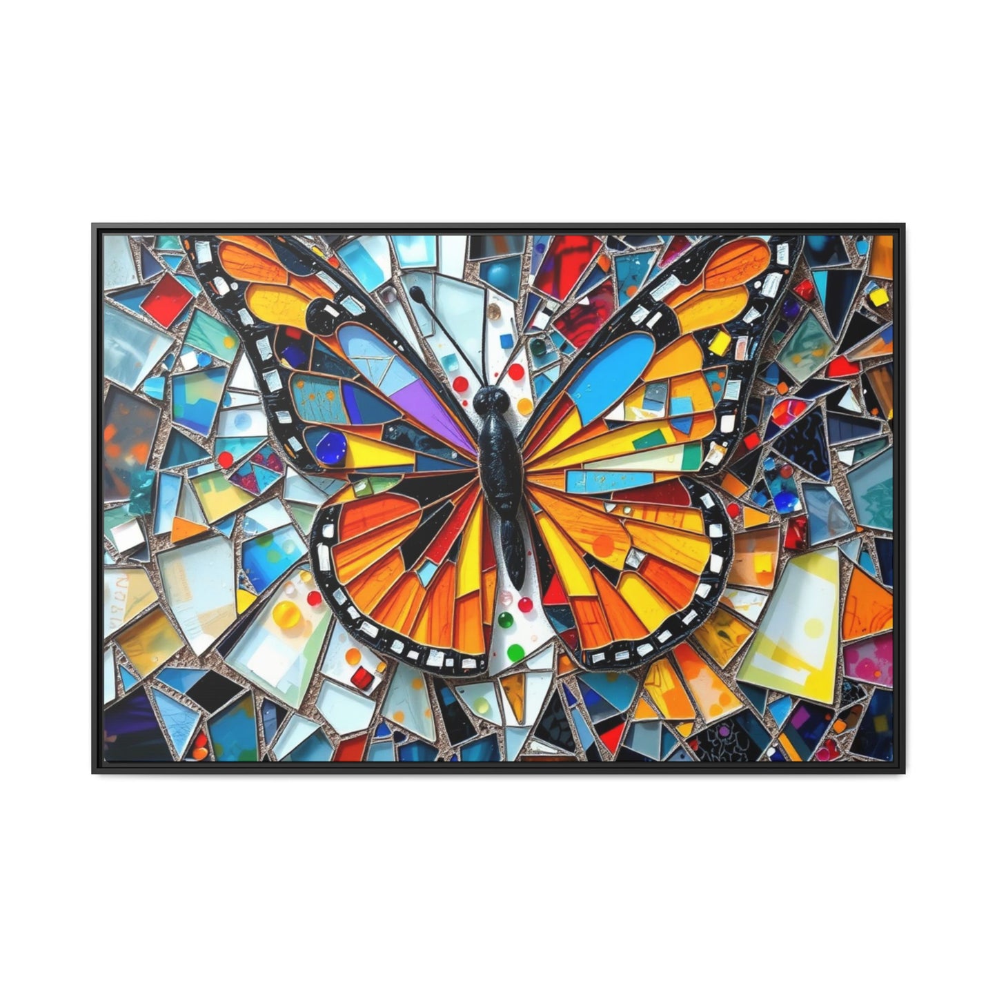 Wings of Renewal: Mosaic Butterfly Dream