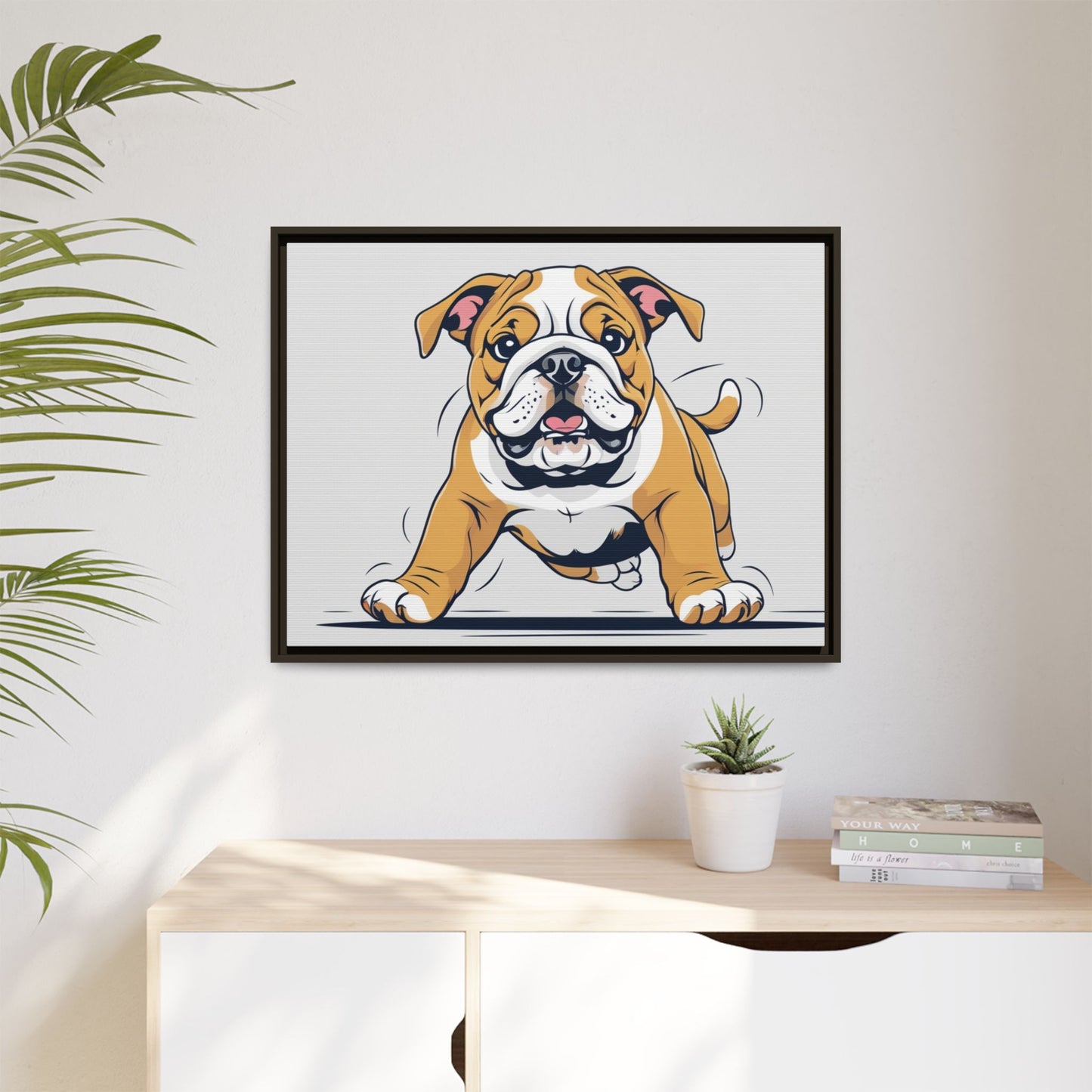 Matte Canvas, Framed (Multi-color)