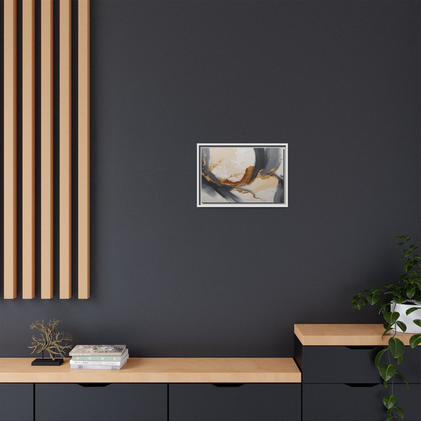 Matte Canvas, Framed (Multi-color)