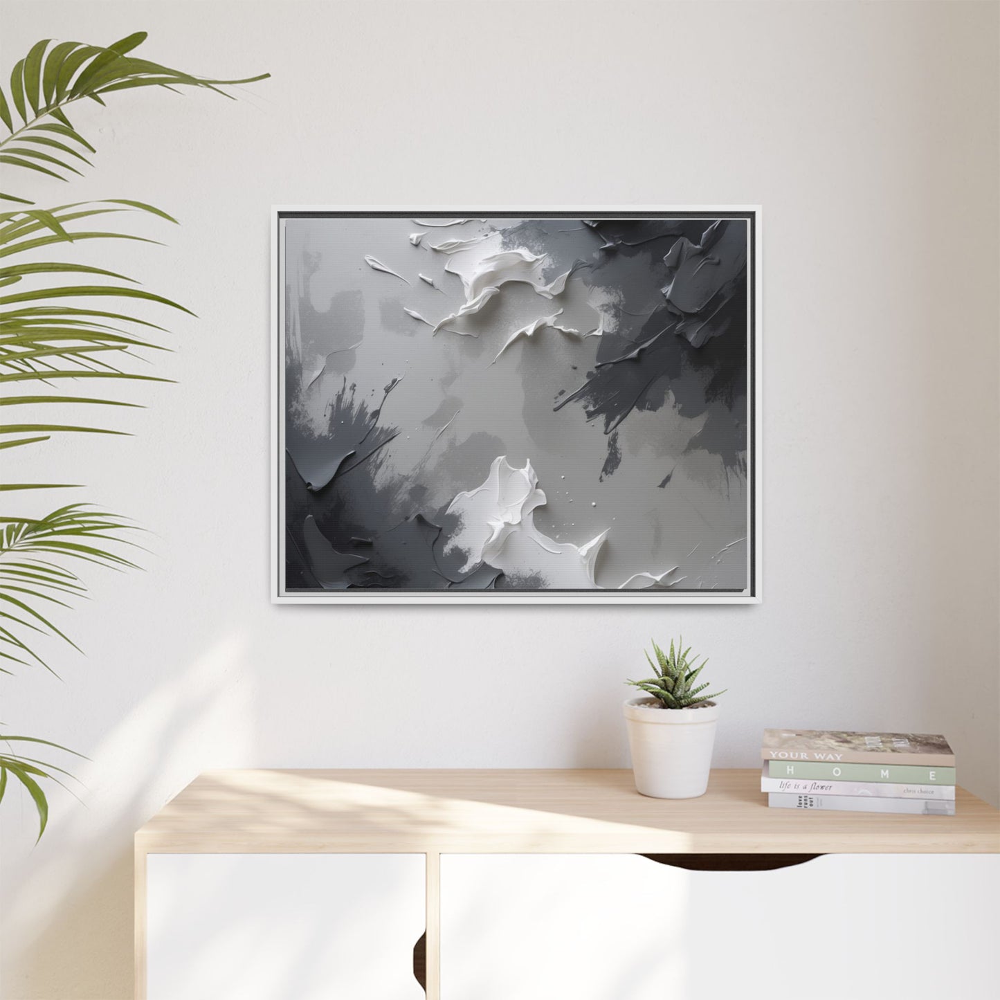 Matte Canvas, Framed (Multi-color)