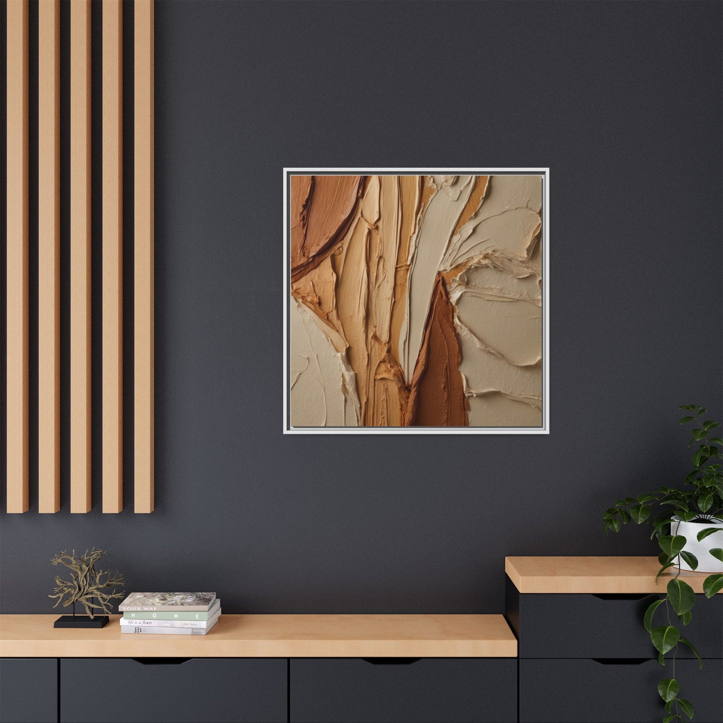 Matte Canvas, Framed (Multi-color)
