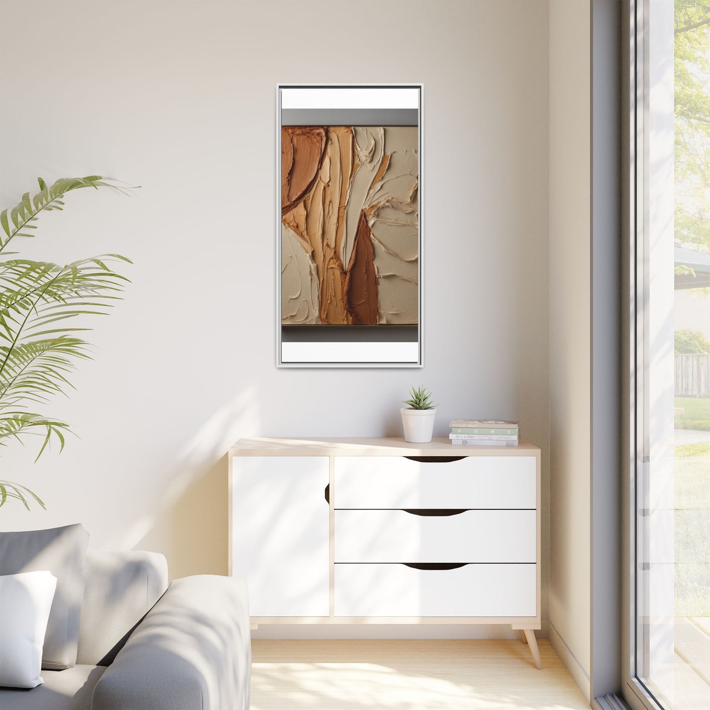 Matte Canvas, Framed (Multi-color)