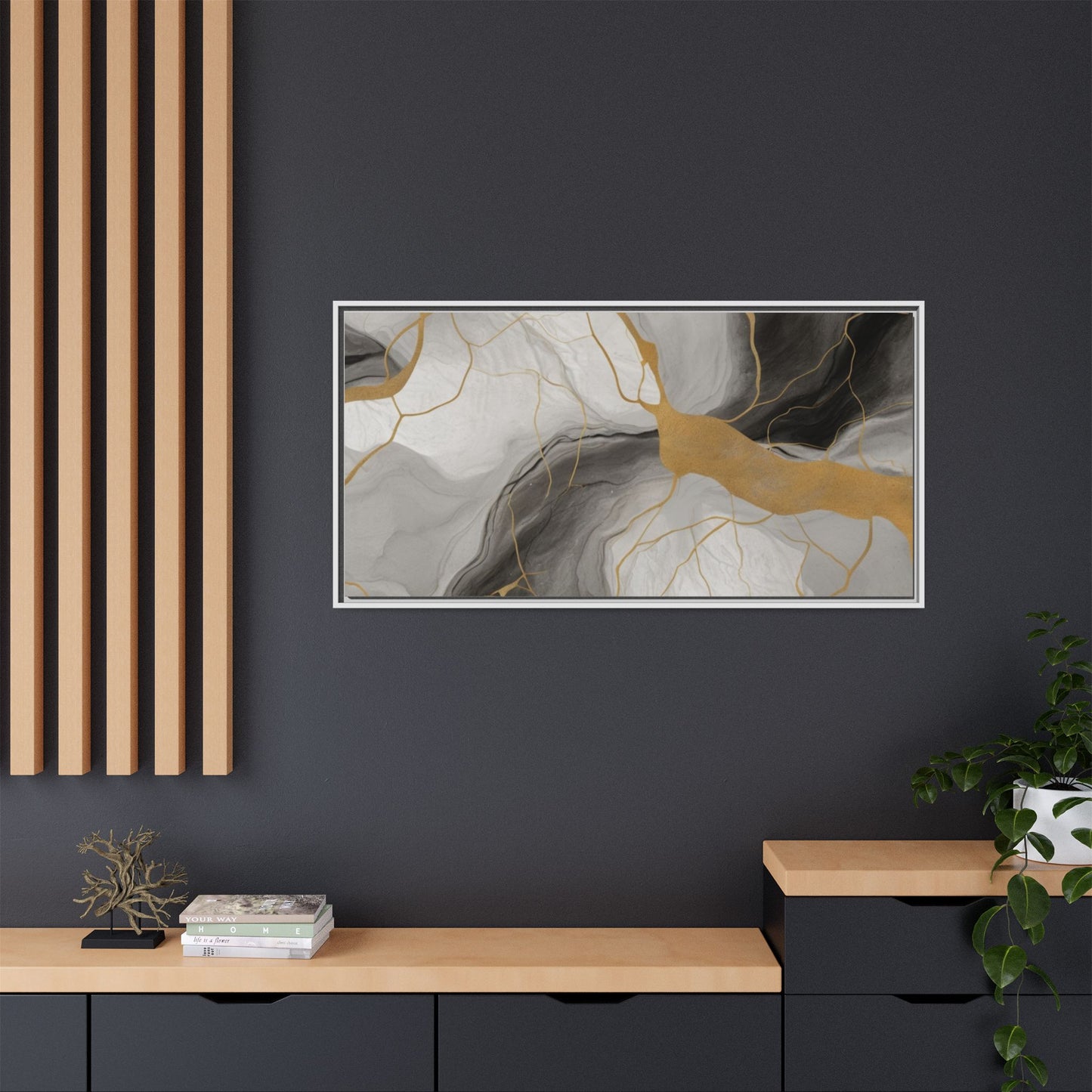 Matte Canvas, Framed (Multi-color)