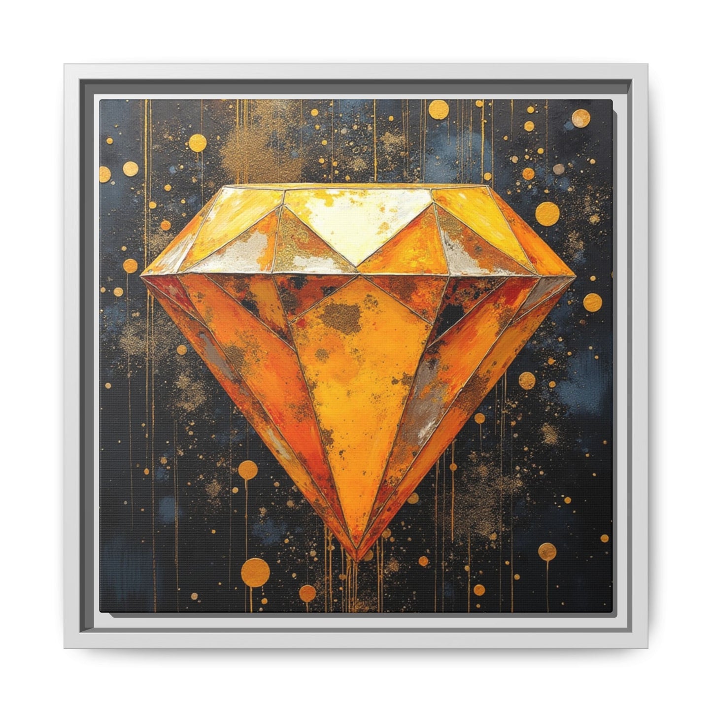 Matte Canvas, Framed (Multi-color)