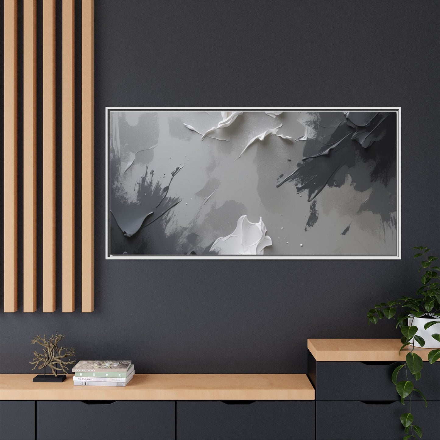 Matte Canvas, Framed (Multi-color)