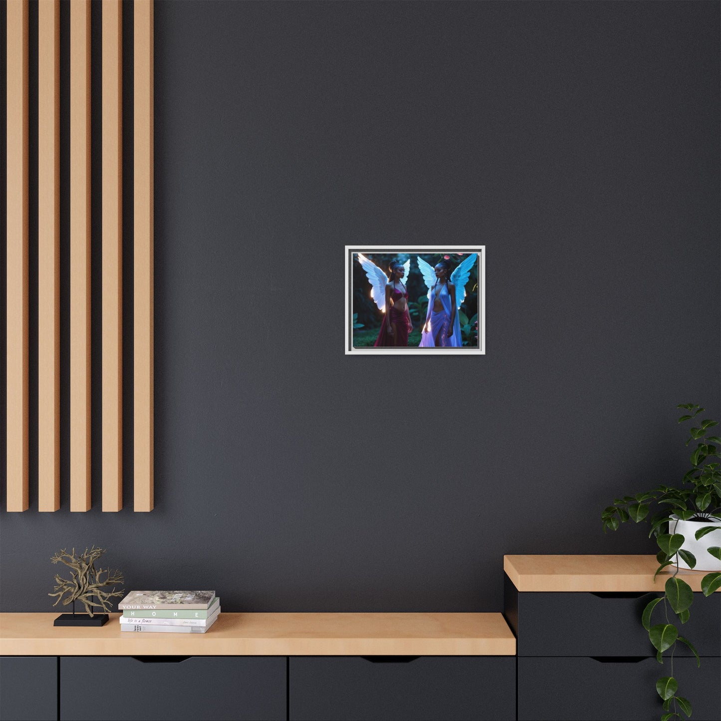 Matte Canvas, Framed (Multi-color)
