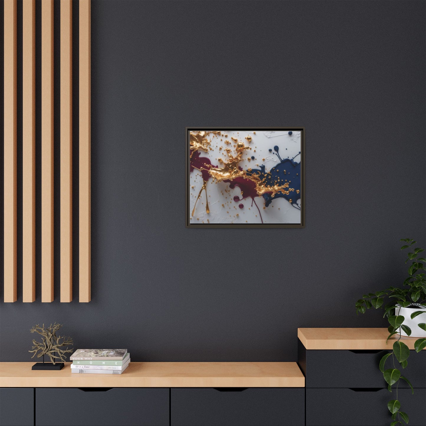 Matte Canvas, Framed (Multi-color)