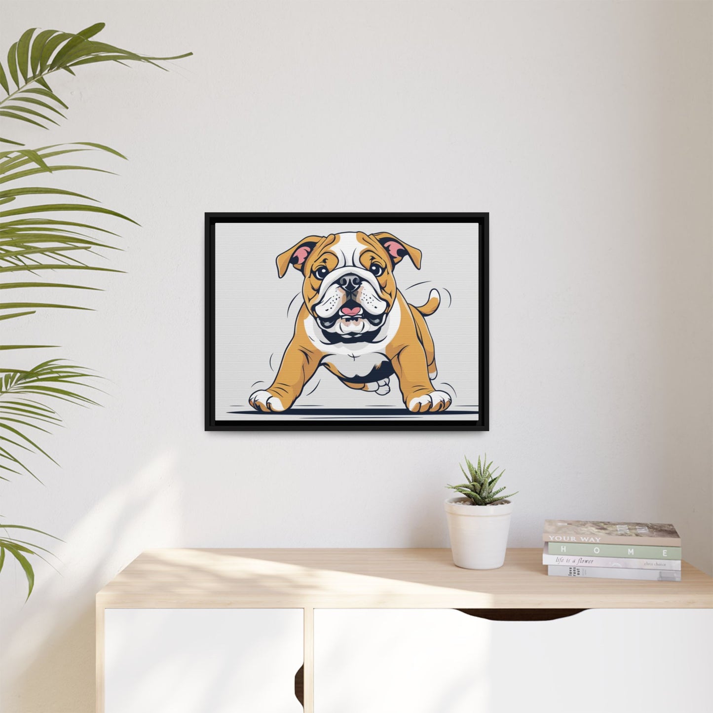 Matte Canvas, Framed (Multi-color)