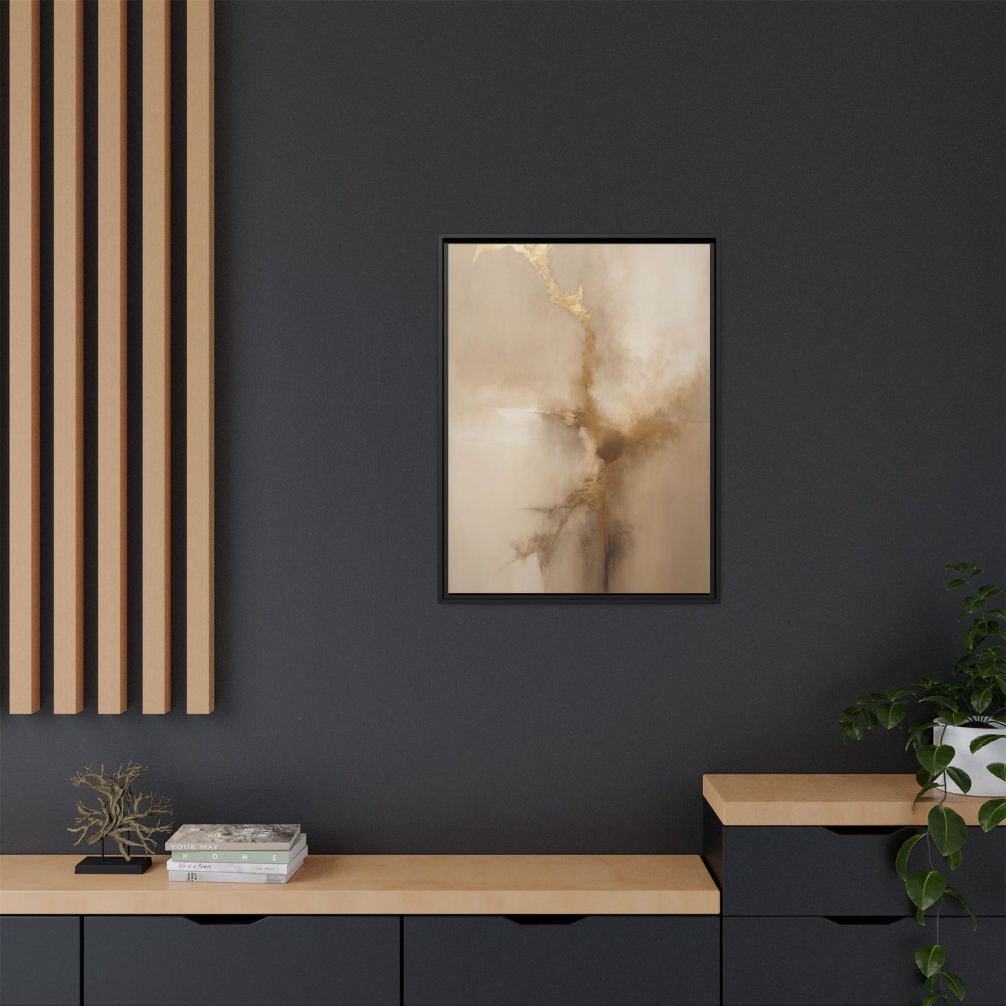 Matte Canvas, Framed (Multi-color)
