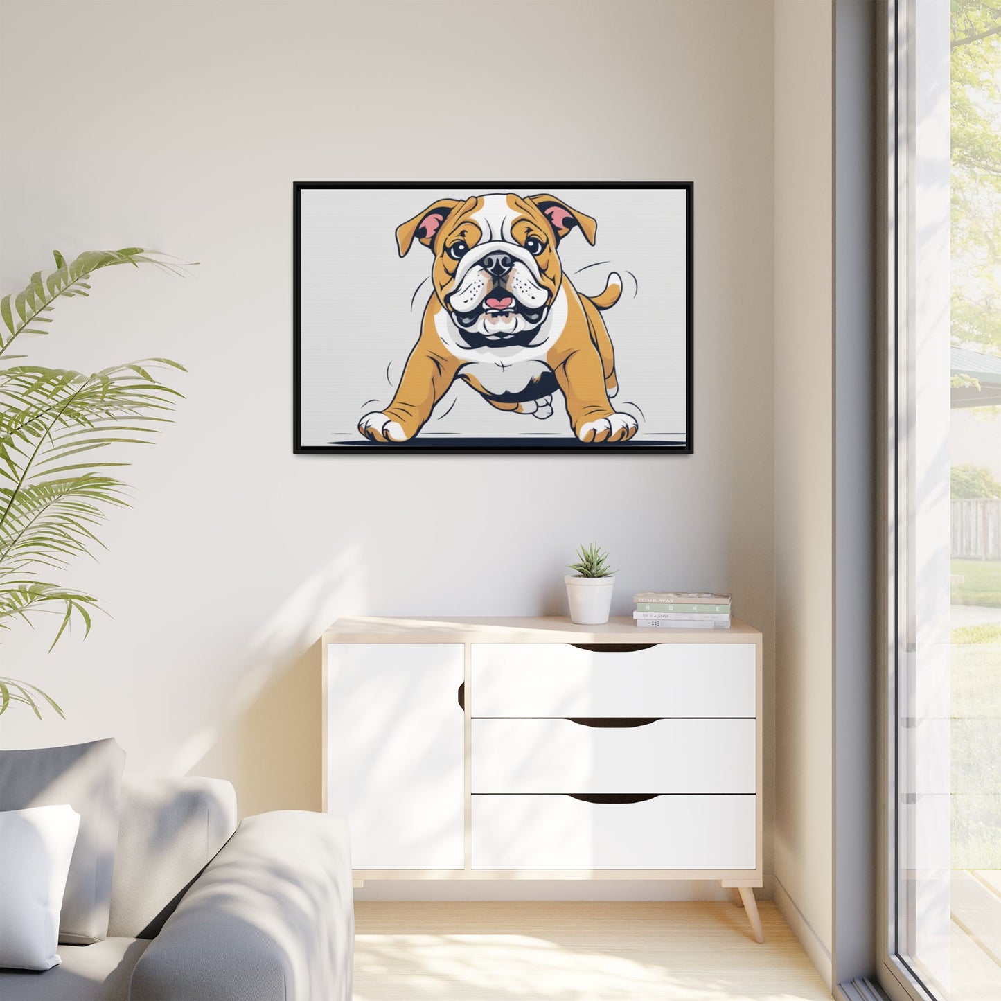 Matte Canvas, Framed (Multi-color)