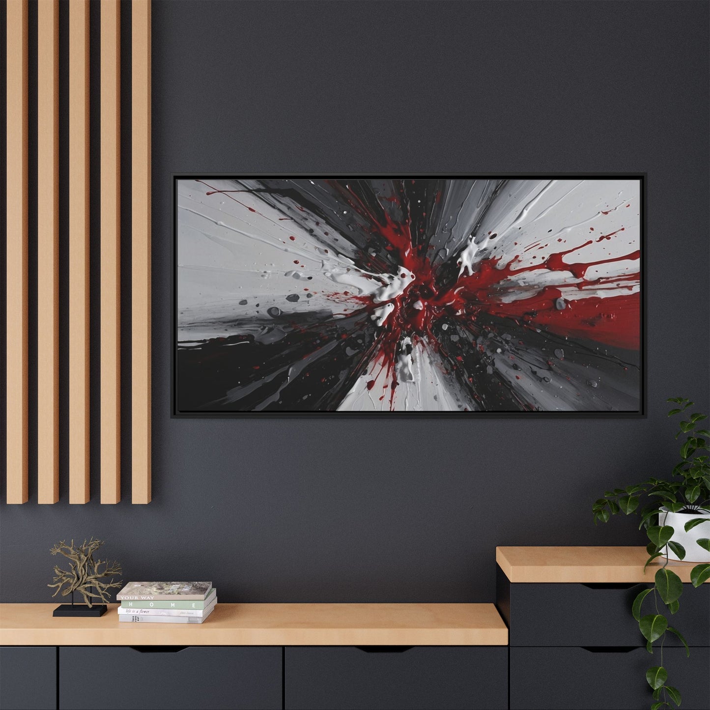 Matte Canvas, Framed (Multi-color)