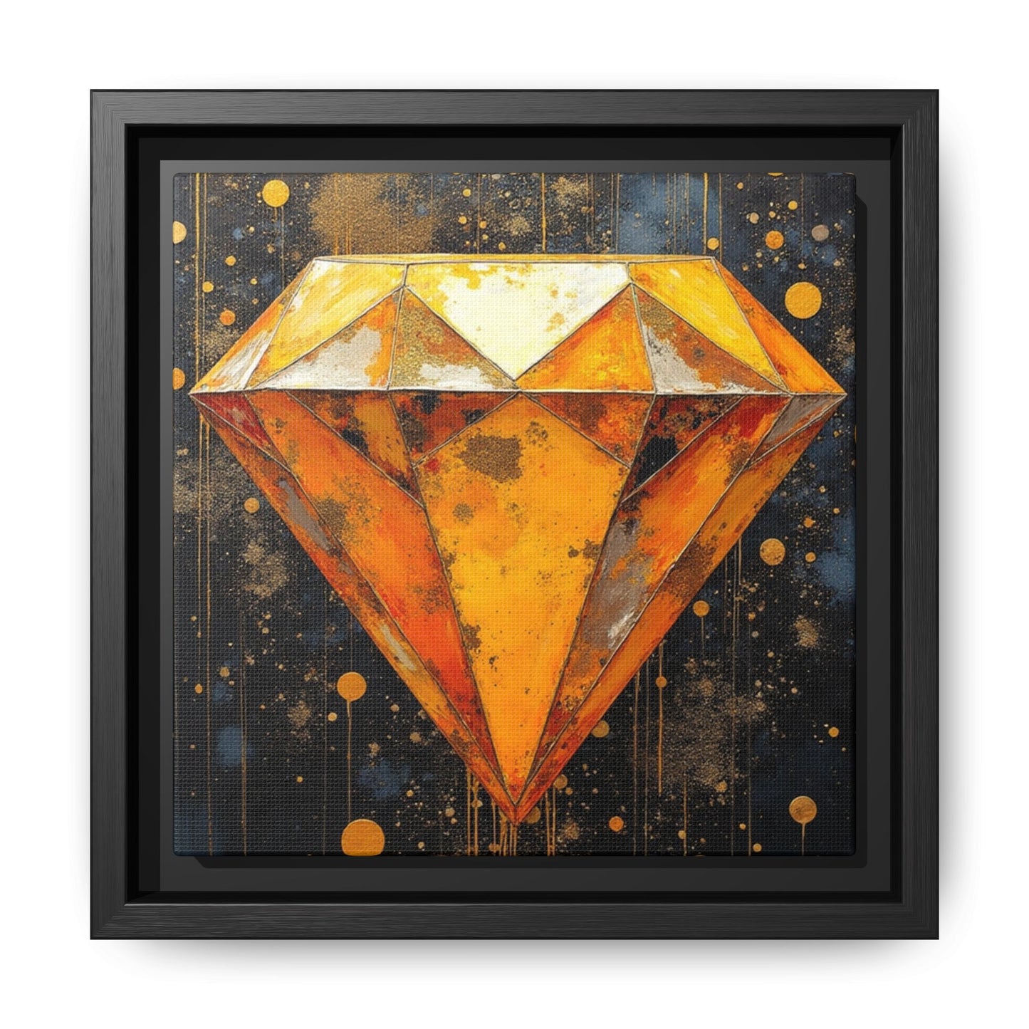Matte Canvas, Framed (Multi-color)