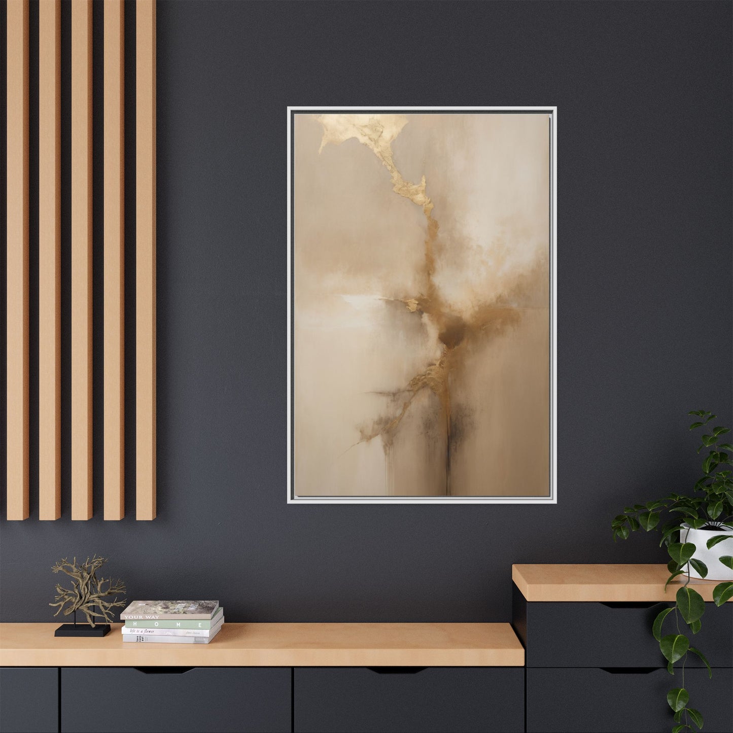 Matte Canvas, Framed (Multi-color)
