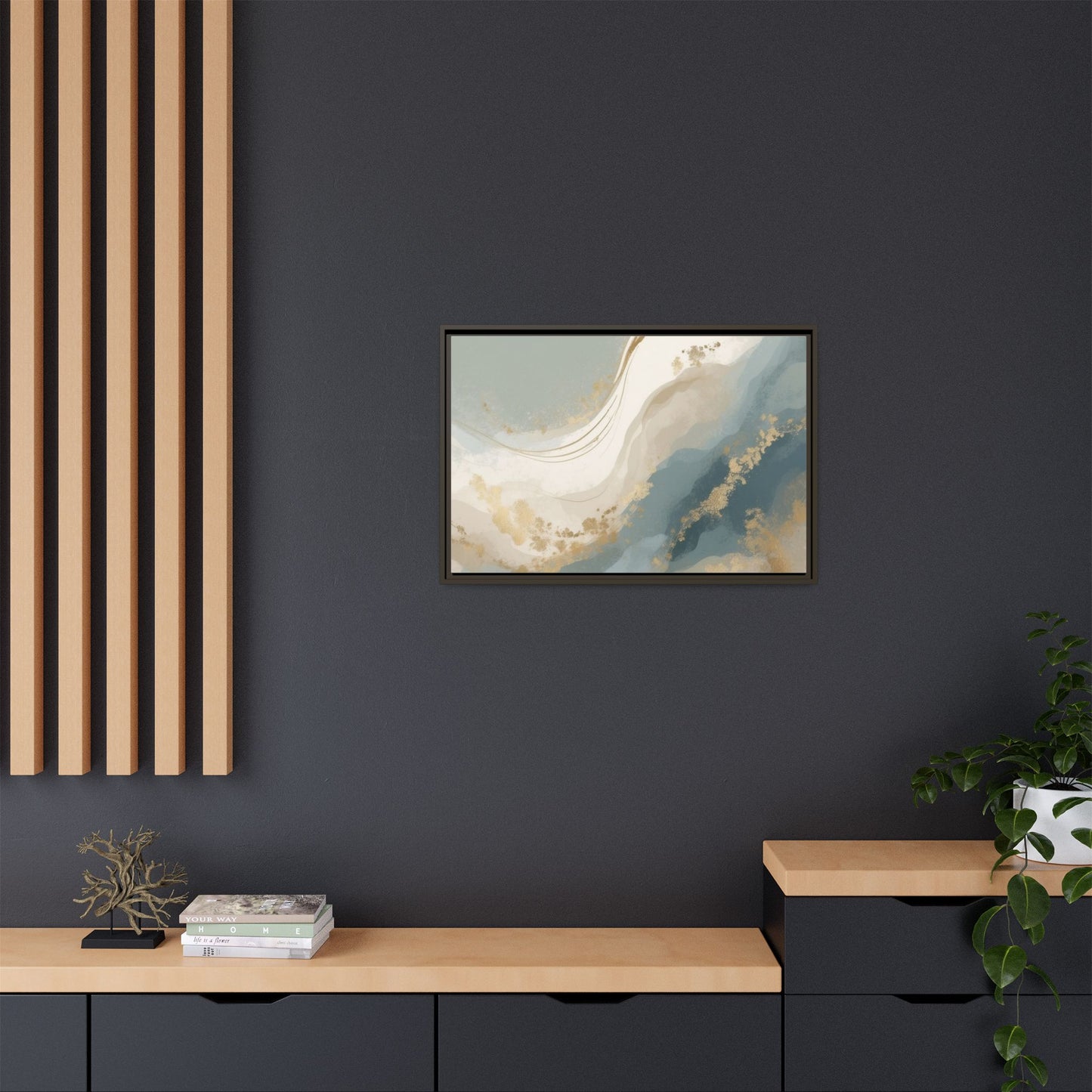 Matte Canvas, Framed (Multi-color)