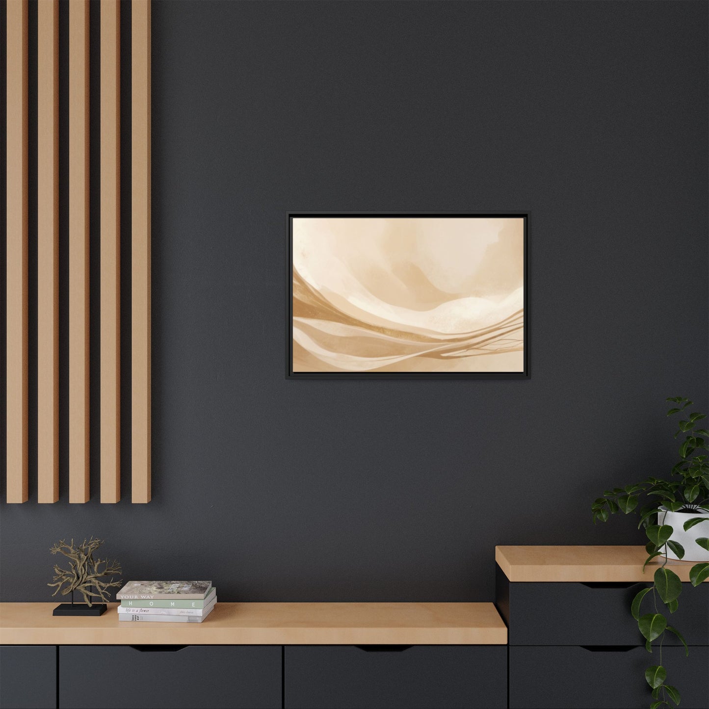Matte Canvas, Framed (Multi-color)