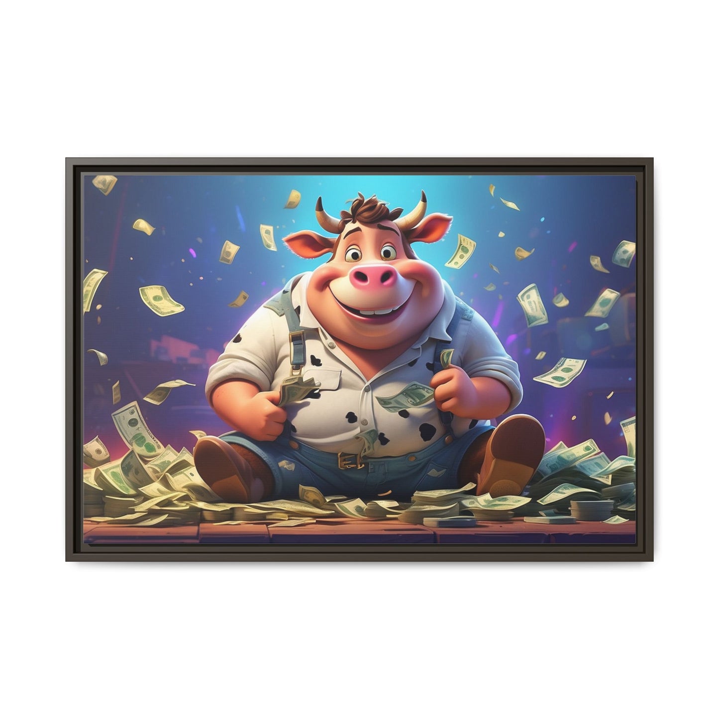Matte Canvas, Framed (Multi-color)