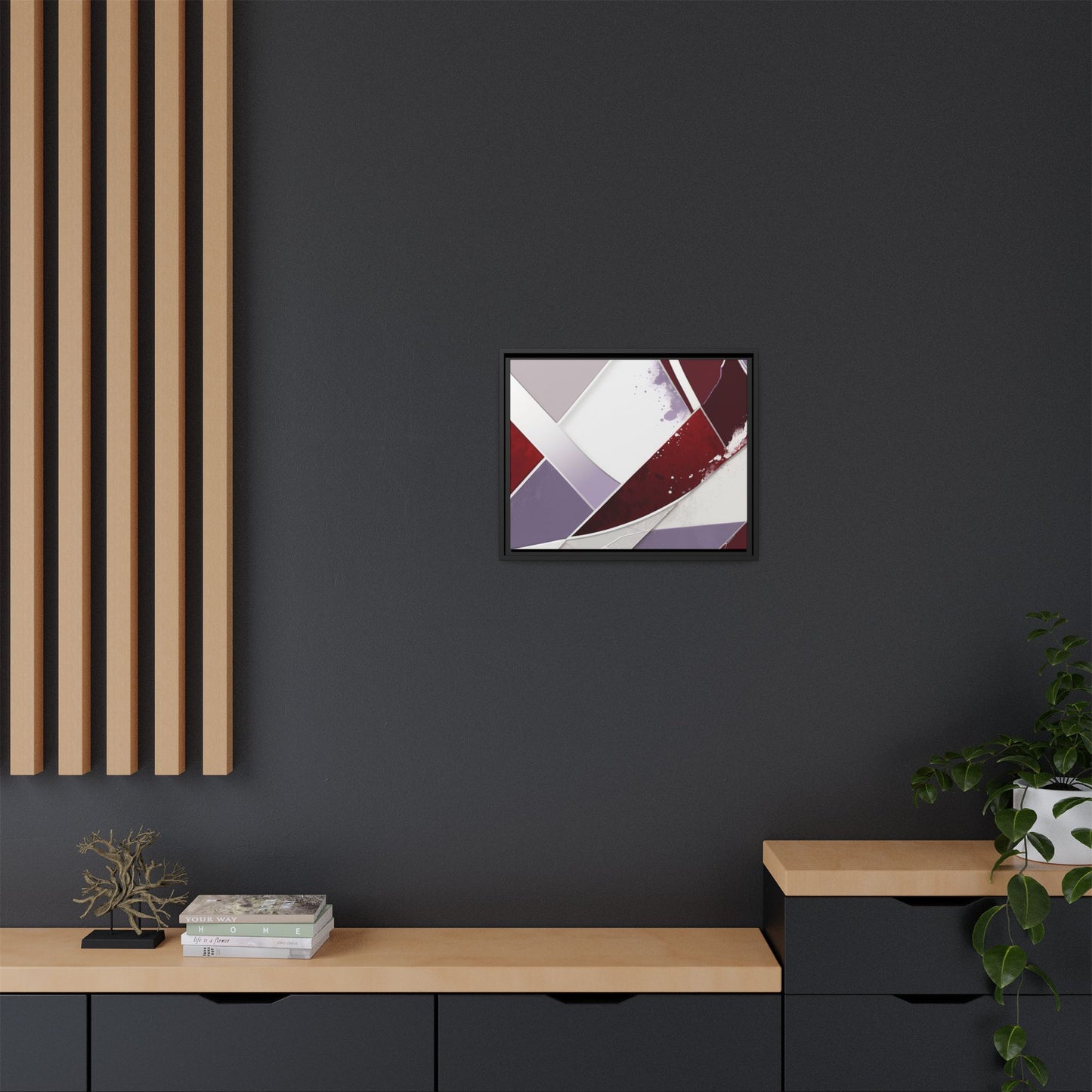 Matte Canvas, Framed (Multi-color)