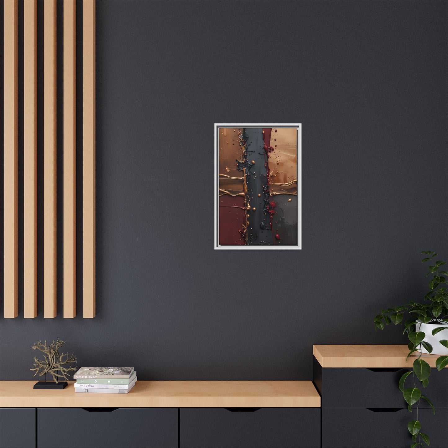 Matte Canvas, Framed (Multi-color)