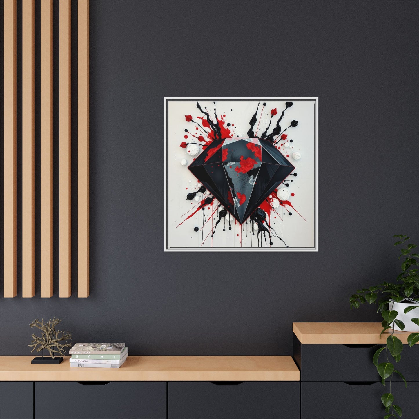 Matte Canvas, Framed (Multi-color)