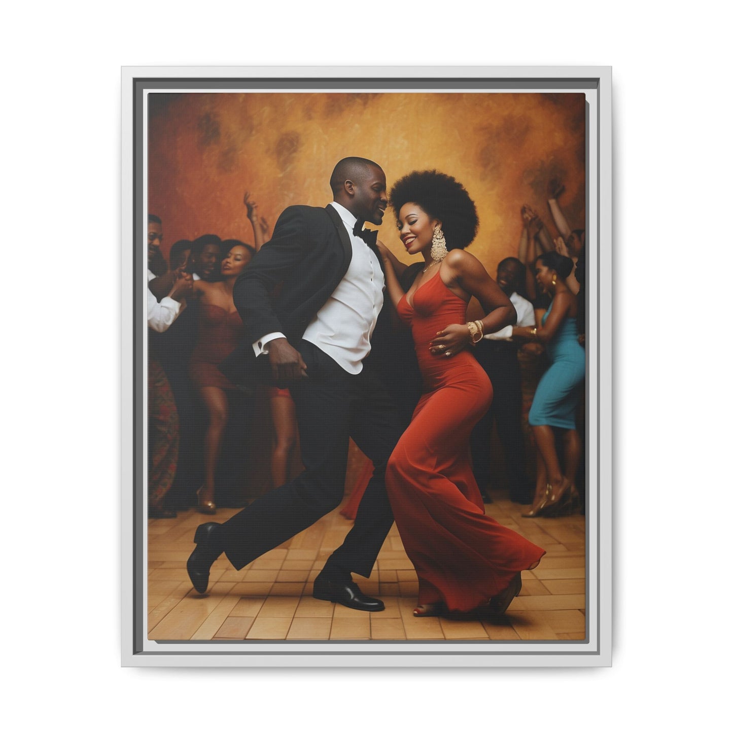Matte Canvas, Framed (Multi-color)