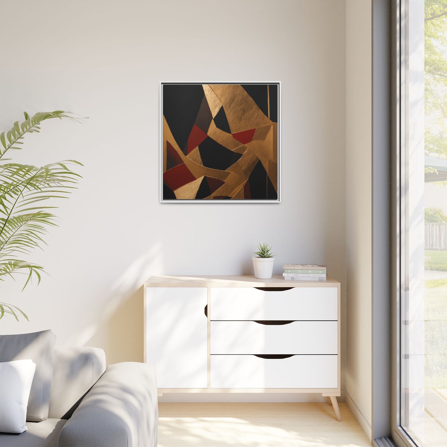 Matte Canvas, Framed (Multi-color)