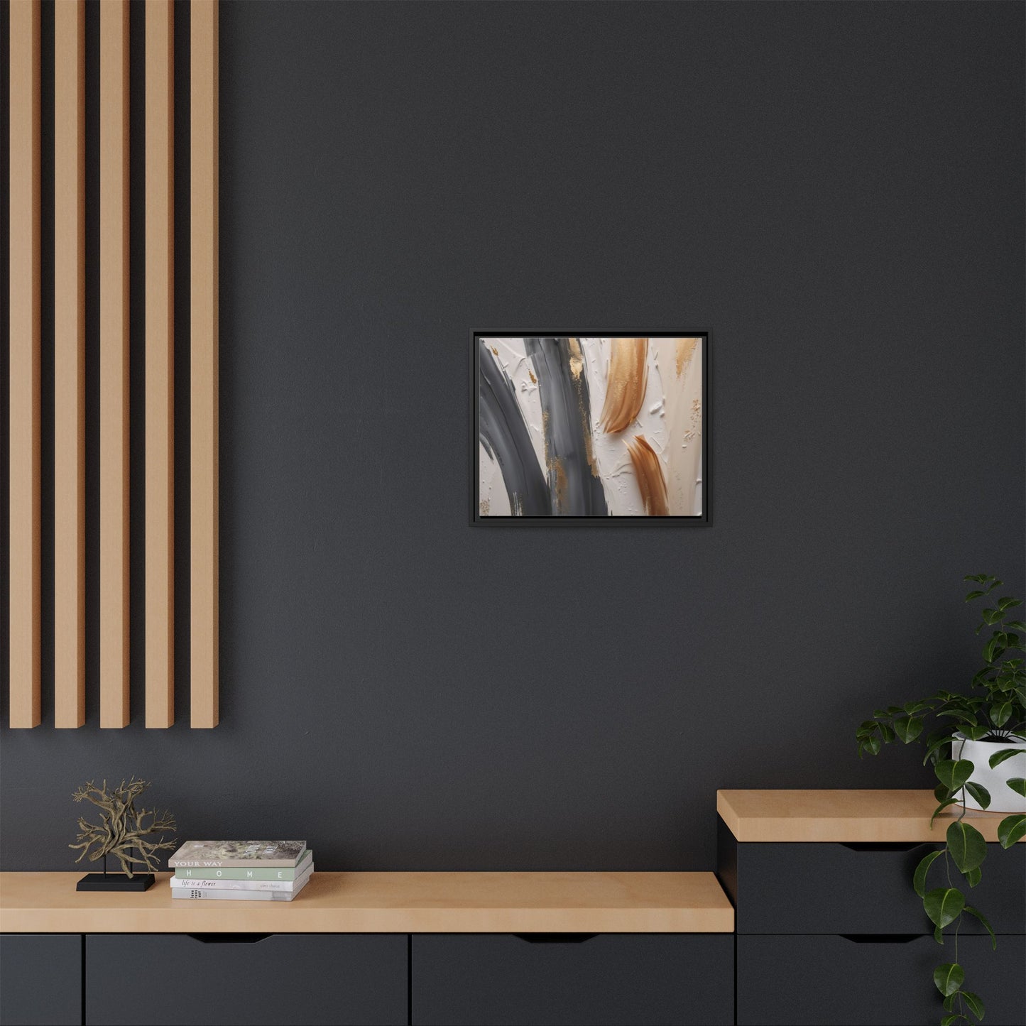 Matte Canvas, Framed (Multi-color)