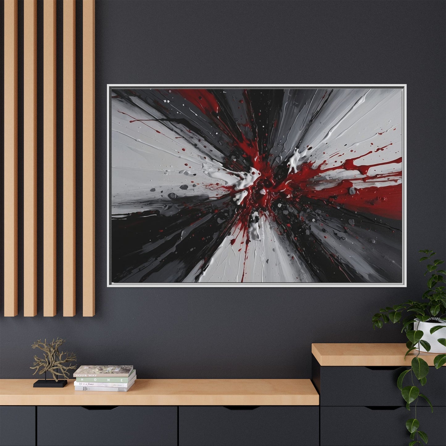 Matte Canvas, Framed (Multi-color)