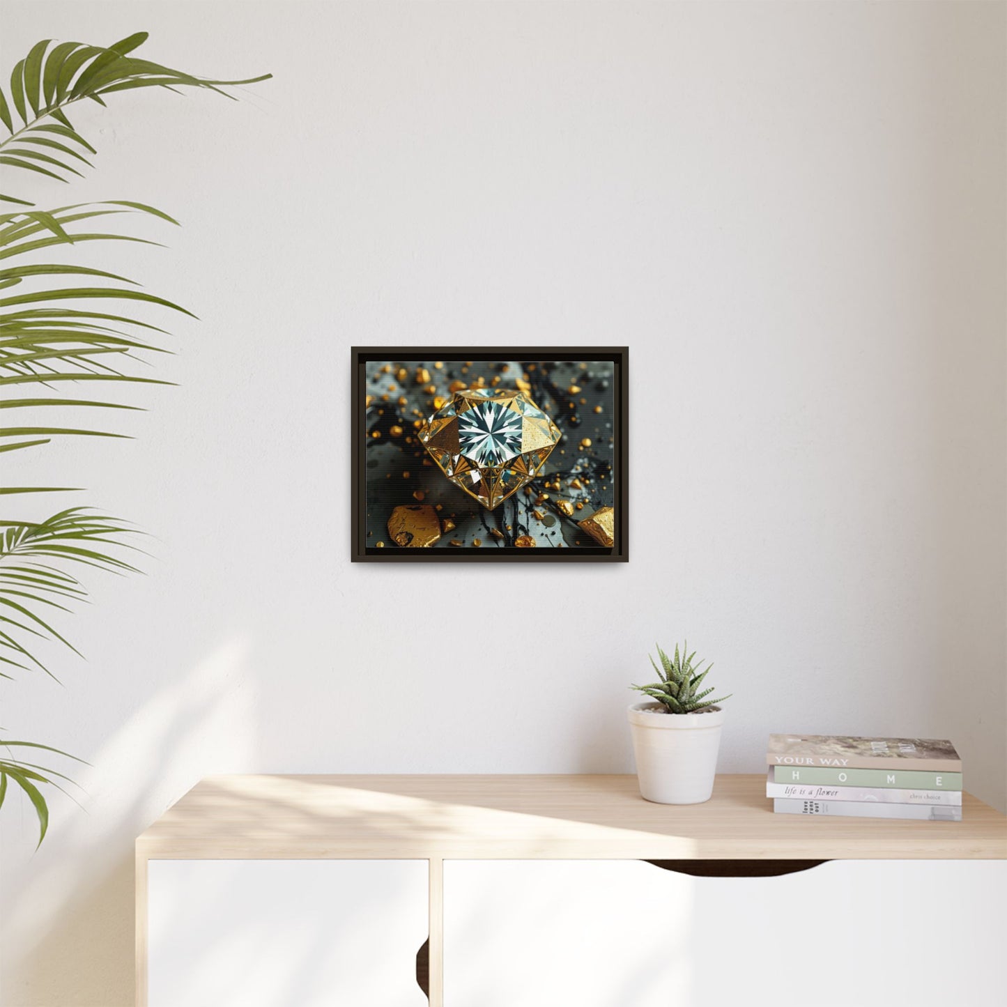 Matte Canvas, Framed (Multi-color)