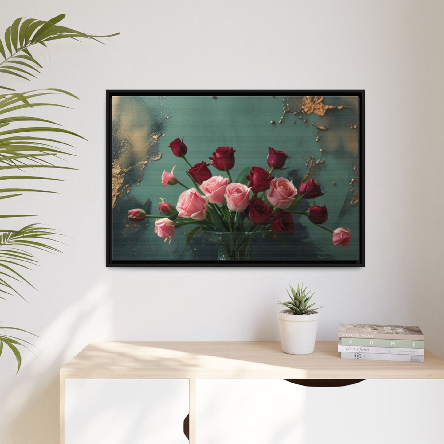 Matte Canvas, Framed (Multi-color)