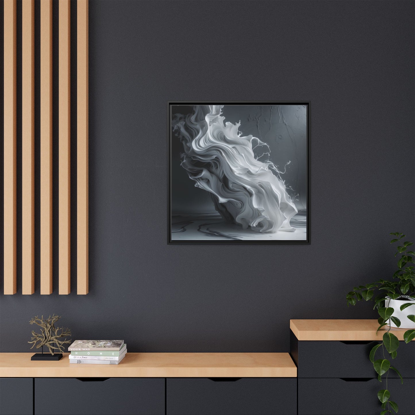 Matte Canvas, Framed (Multi-color)