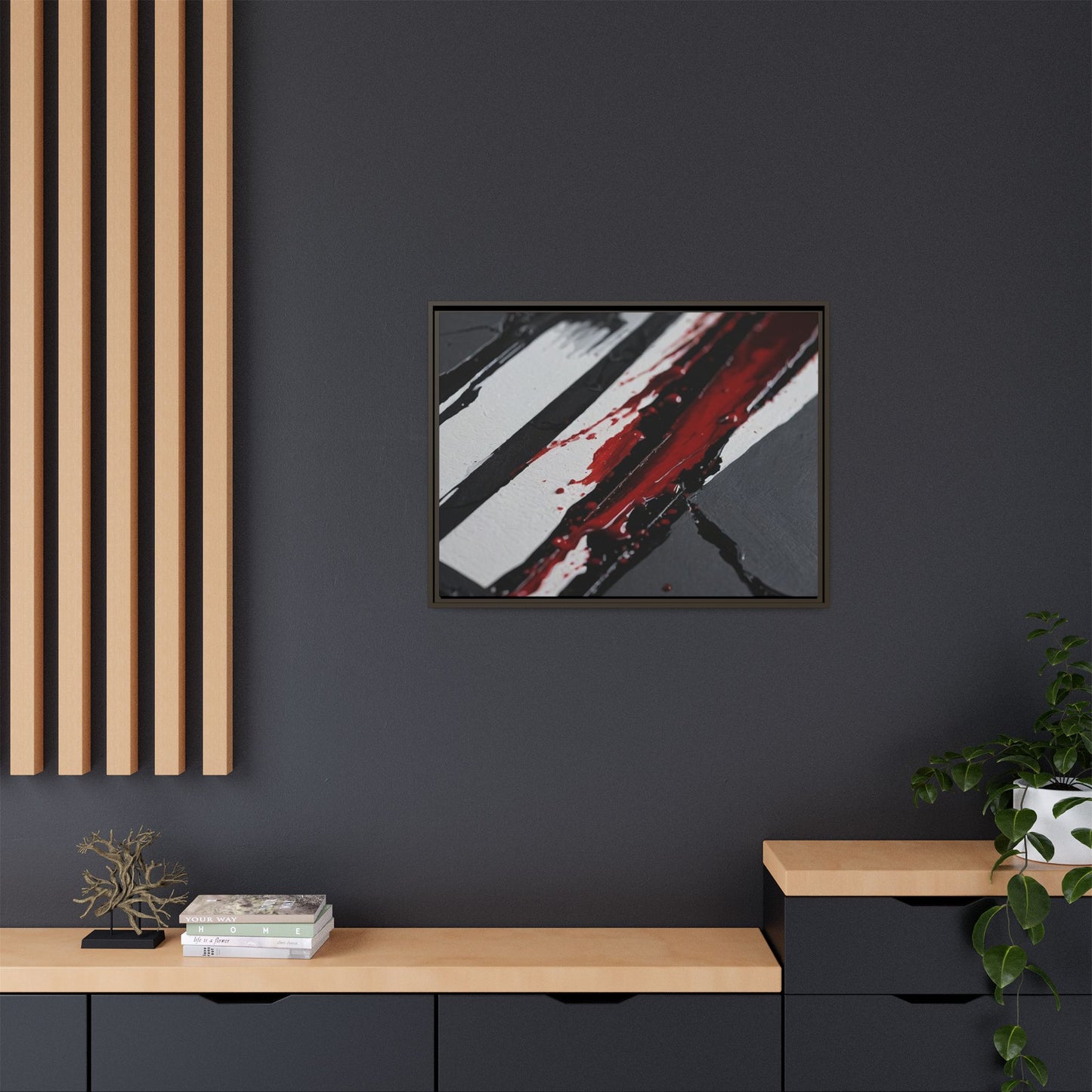 Matte Canvas, Framed (Multi-color)