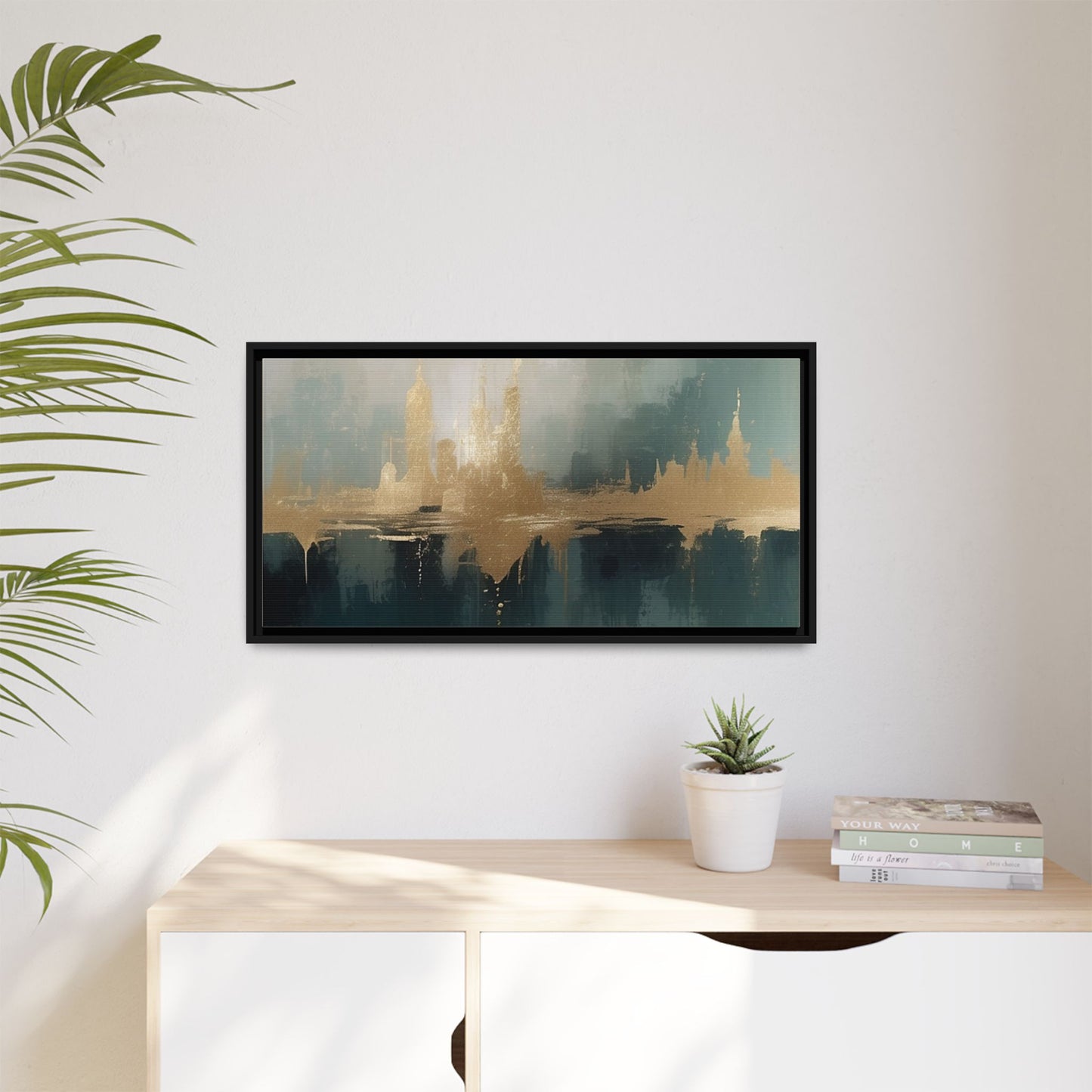 Matte Canvas, Framed (Multi-color)