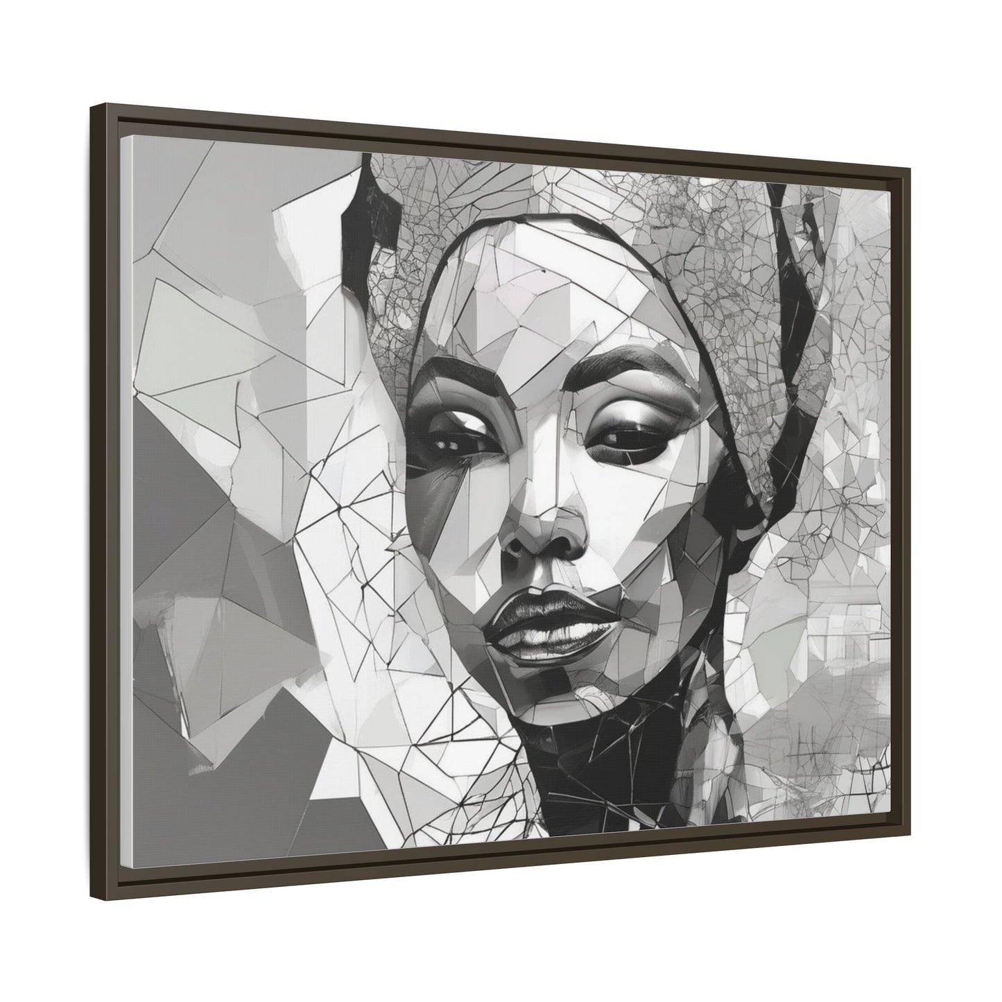 Fractured Grace: Portrait in Prism