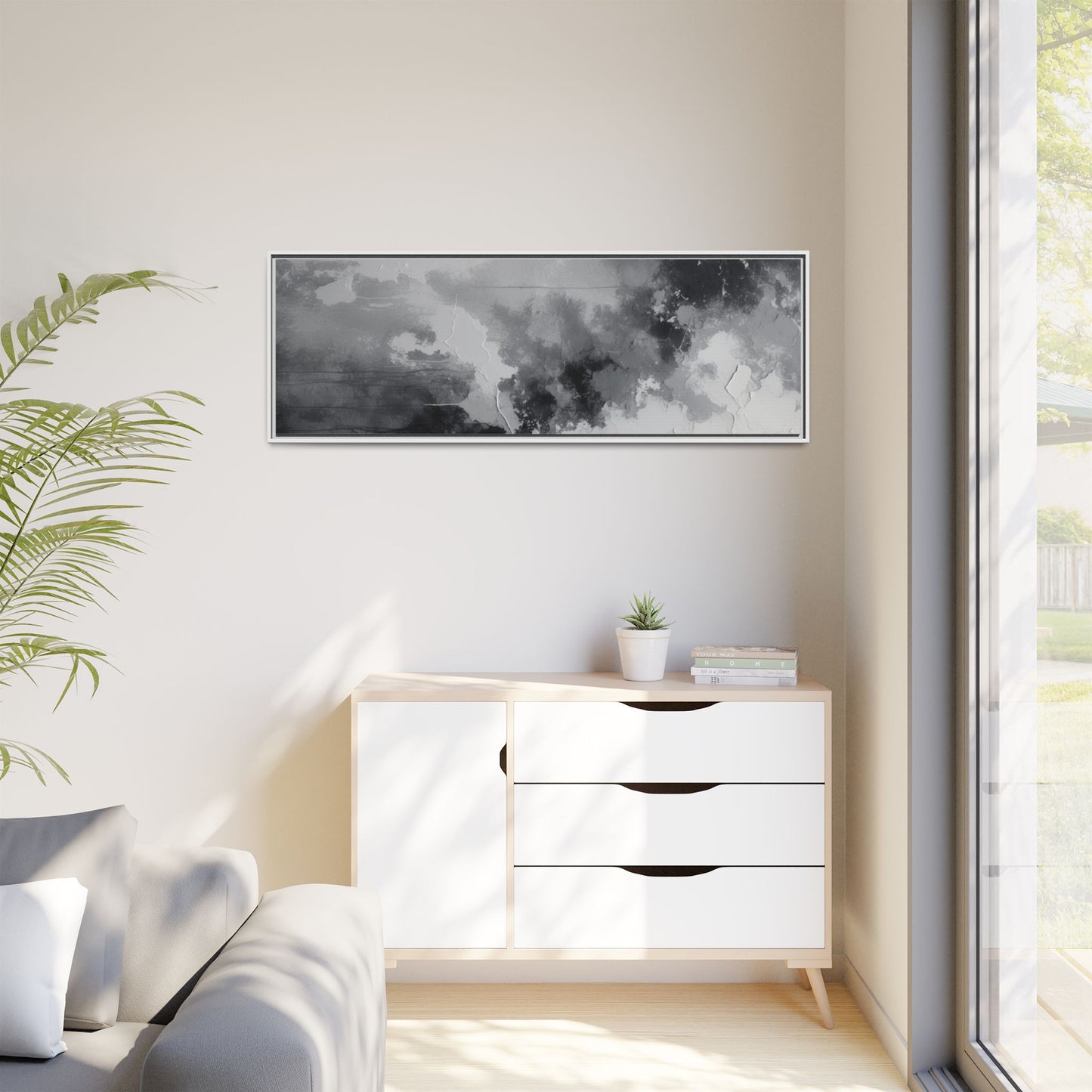 Matte Canvas, Framed (Multi-color)