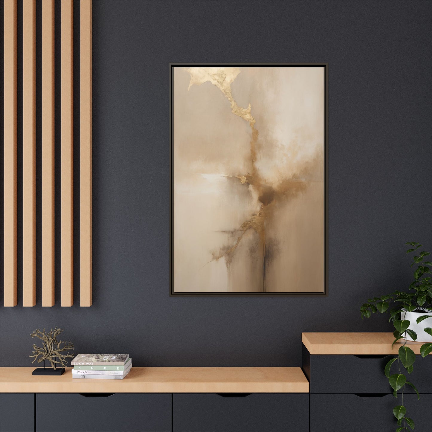 Matte Canvas, Framed (Multi-color)