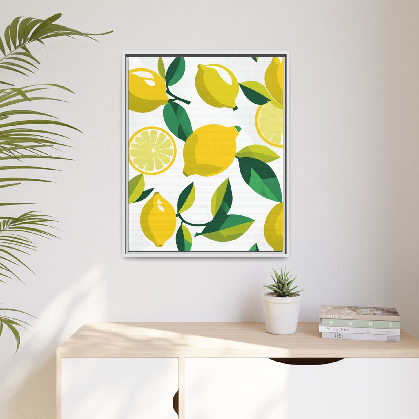 Matte Canvas, Framed (Multi-color)