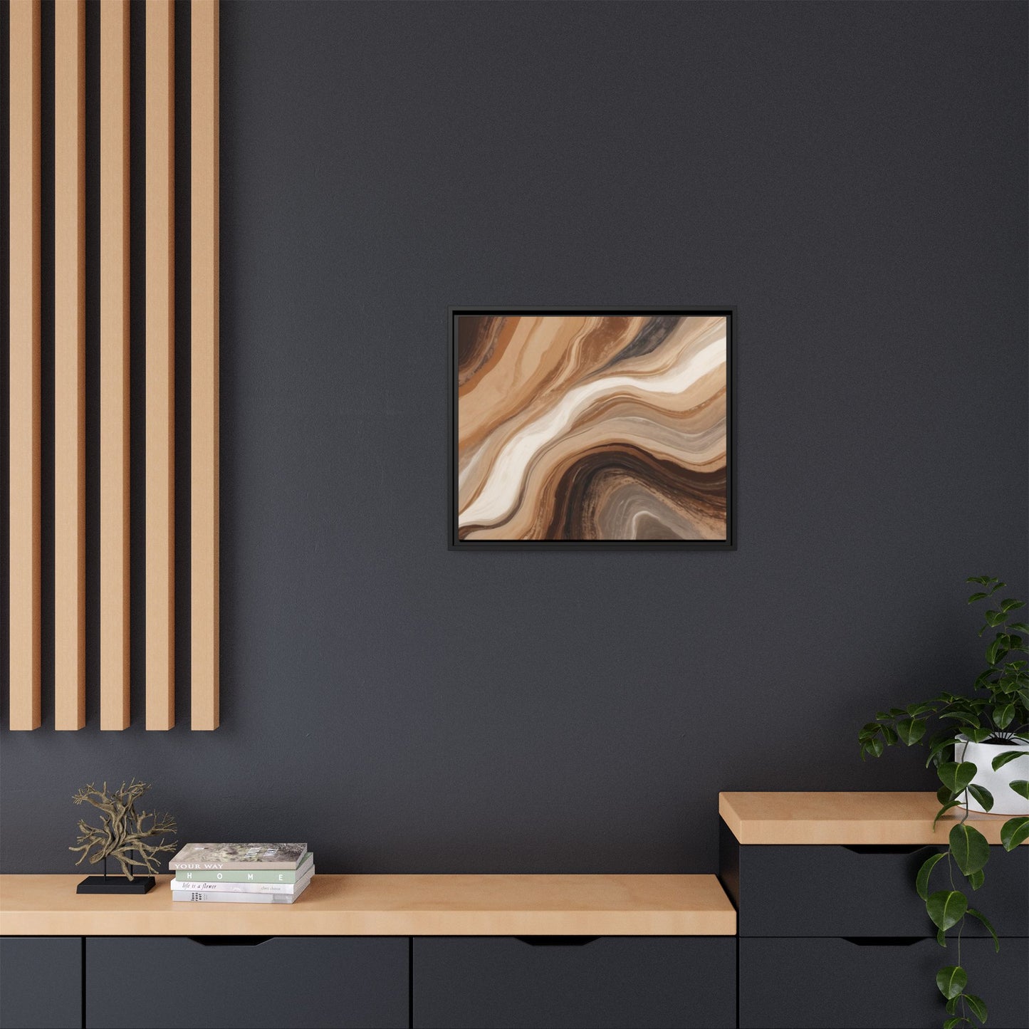 Matte Canvas, Framed (Multi-color)